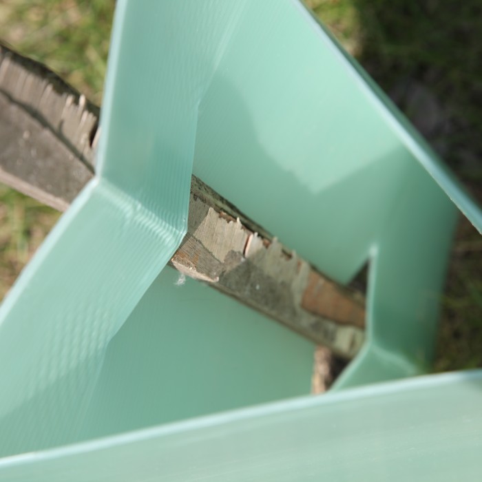 Triangle Corrugated Plastic Tree Guards 2mm Corflute Plant Guards