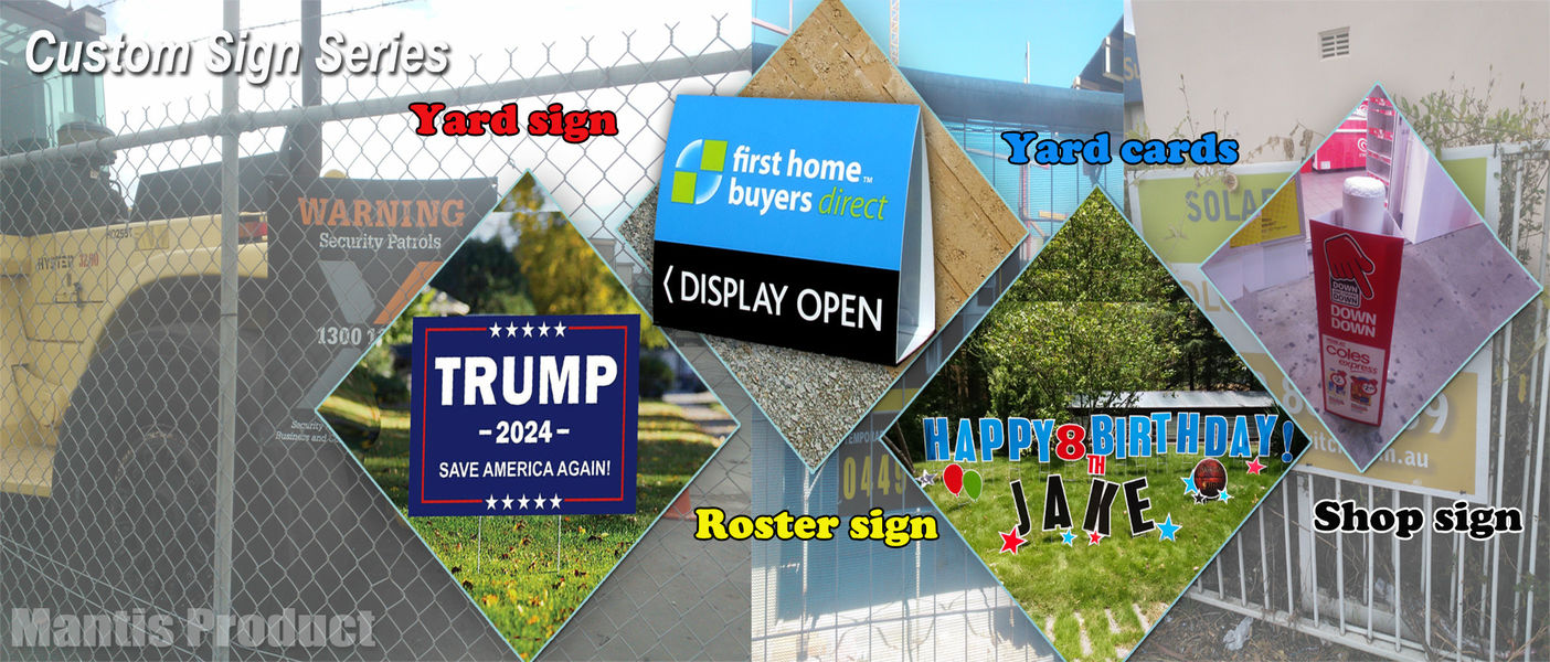 Corrugated Plastic Yard Sign