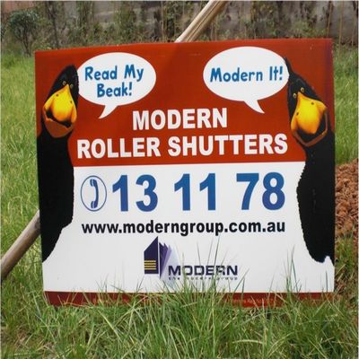 Advertising Corrugated Plastic Yard Signs Coroplast 3mm Outdoor Durable