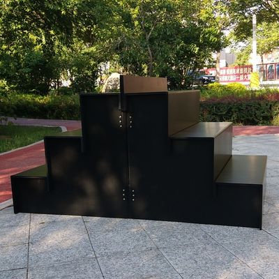 Black 5mm Corflute Fresh Flower Display Stand For Home Garden