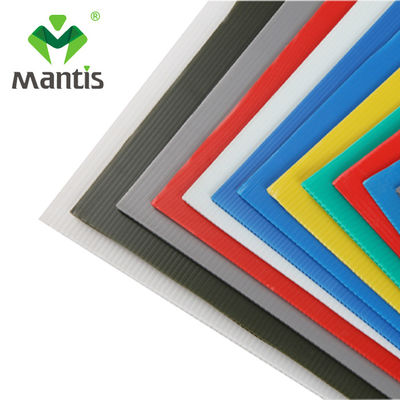 3.5m Polypropylene Corrugated Plastic Sheet 1.6mm-12mm Thick Plastic Corrugate