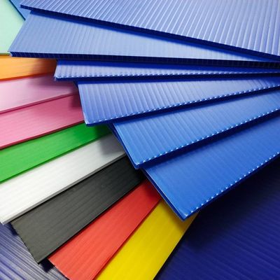 Anti Pressure PP Hollow Plastic Sheet Correx Corrugated Plastic Board Sheet