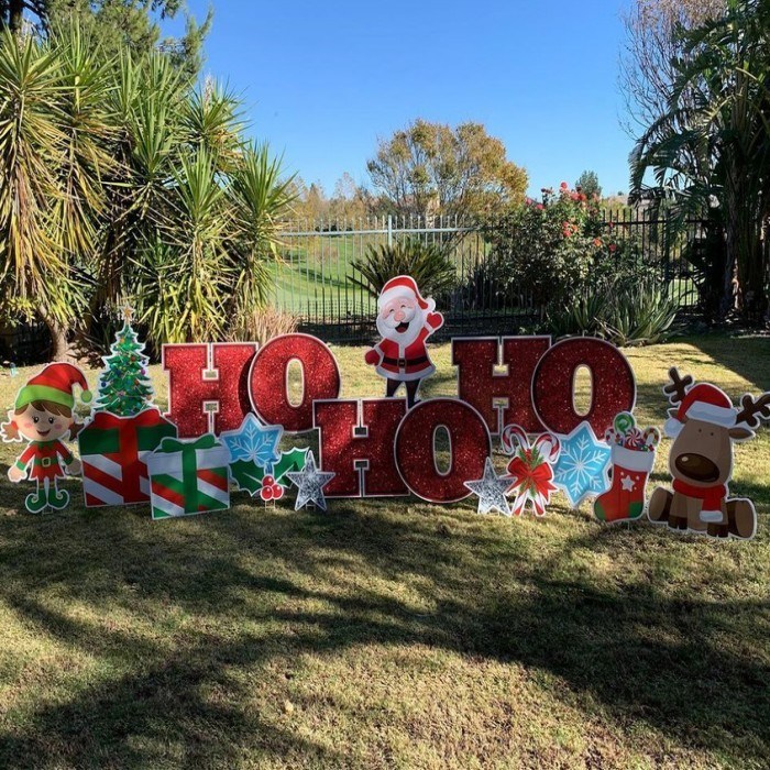 Colorful Die Cut Coroplast Letters 5mm Corrugated Birthday Yard Signs