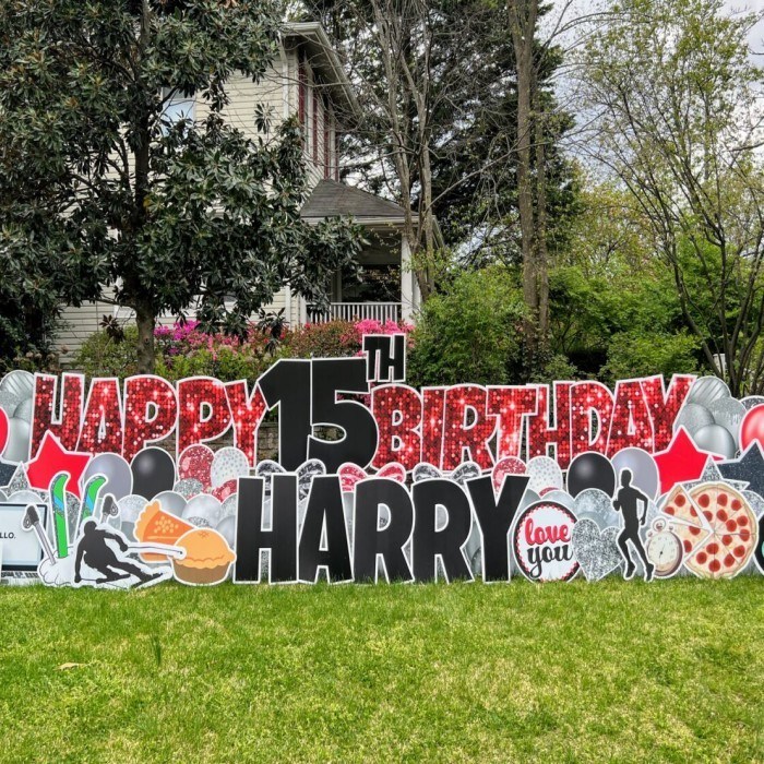 4mm Corrugated Plastic Letter Yard Signs Polypropylene Die Cut Coroplast