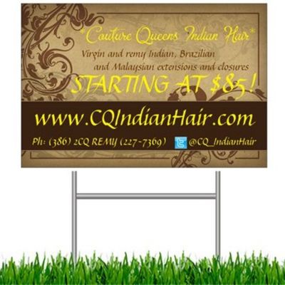 PP Corrugated Plastic Signs 18 X 24 6mm Coroplast Signs With H Stake