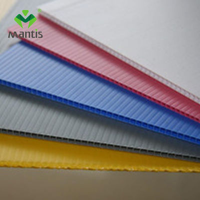 Colour PP Hollow Sheet 1.6mm-12mm Thickness Blank Coroplast Sheets