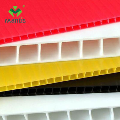 Colour PP Hollow Sheet 1.6mm-12mm Thickness Blank Coroplast Sheets