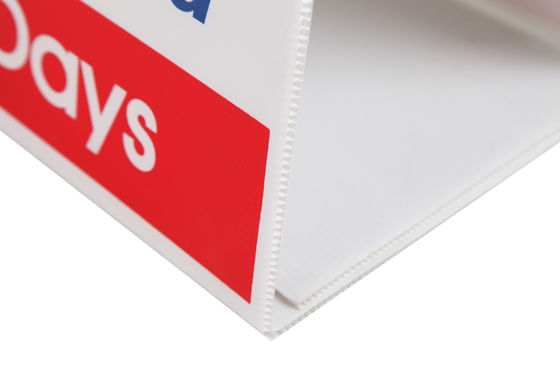 PP Triangle Corflute Signs Coroplast A Frame Environment Protection
