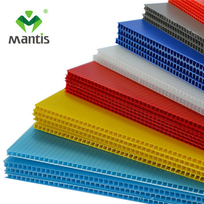 3.5m Polypropylene Corrugated Plastic Sheet 1.6mm-12mm Thick Plastic Corrugate