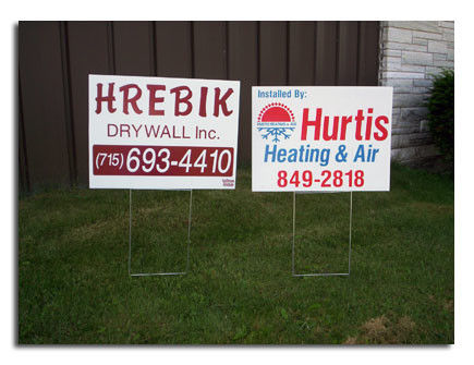 OEM ODM 24 X 18 Corrugated Plastic Yard Signs Indoor Or Outdoor Advertising