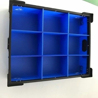 Anti Static 3mm 4mm Corrugated Plastic Packing Box For Electronic Components