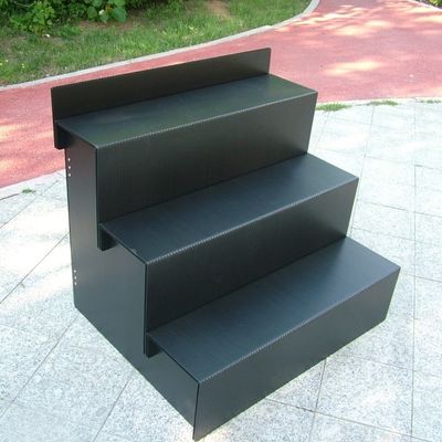 Commercial Flower Display Stands Corflute 4 Tier Floral Stand