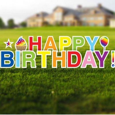 Corflute Yard Card 4mm Corrugated Plastic Birthday Yard Signs
