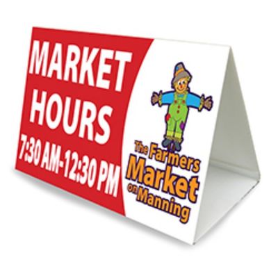 Waterproof Triangle Corflute Signs Full Color Coroplast Signs Purple