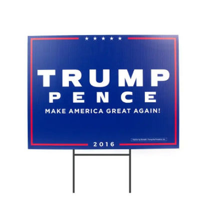 Campaign Election Corflute Sign Blank Corrugated Plastic Yard Signs