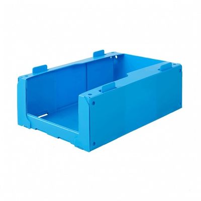Corrugated Plastic Stackable Warehouse Bins Foldable