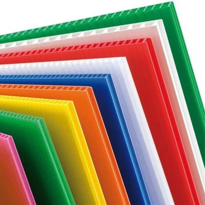 10mm Recycled Coroplast Corrugated Plastic Sheets Customization
