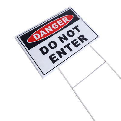 Customized Coroplast Yard Signs 18 X 24 Corrugated Plastic Signs Polypropylene