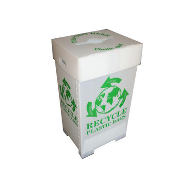 PP Coroplast Recycle Bin Eco Friendly Resistant Durable