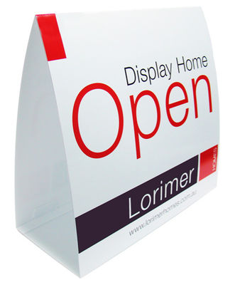 Waterproof Polypropylene Roster Sign Customized Durable Recycled Corflute Yard Sign