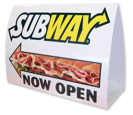 Waterproof Polypropylene Roster Sign Customized Durable Recycled Corflute Yard Sign