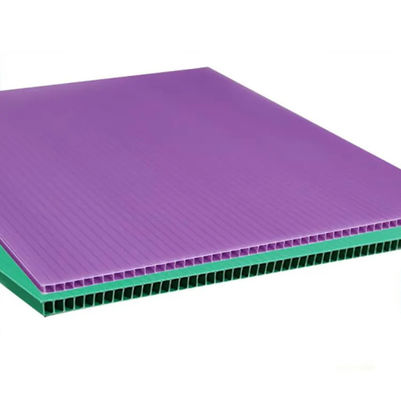 Polypropylene Coroplast Sheet Hollow Corrugated Plastic Board Recycled Lightweight