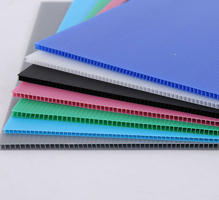 Advertising Polypropylene Coroplast Sheet Corrugated Plastic Customized Board