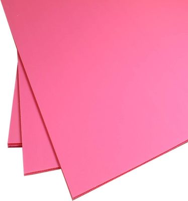 Polypropylene Corrugated Plastic Sheet Corflute Board Customized Durable