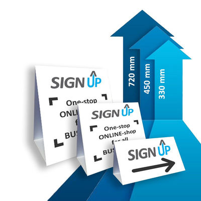 Waterproof Corflute PP Roster Sign Customized Corrugated Plastic Sign