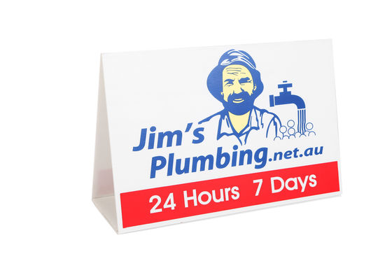 PP Corflute Roster Sign Corrugated Plastic Sign Customized Foldable