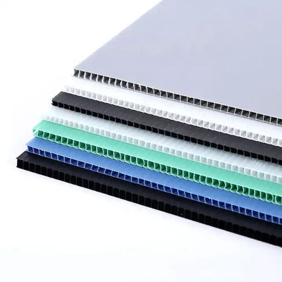 PP Corrugated Plastic Protection Sheet Corflute Board For Advertising Customized