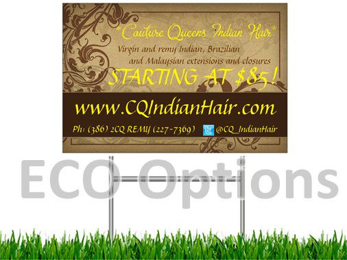 Customized Durable PP Corrugated Plastic Yard Sign Recyclable Eco Friendly