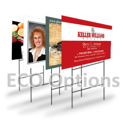 Customized Durable PP Corrugated Plastic Yard Sign Recyclable Eco Friendly