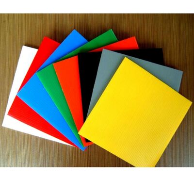 Customizable Corflute Sheet Waterproof Corrugated Plastic Board for Advertising Signs Packaging Protection Display Panels and Outdoor Promotional Applications