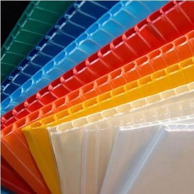 Customizable Corflute Sheet Waterproof Corrugated Plastic Board for Advertising Signs Packaging Protection Display Panels and Outdoor Promotional Applications