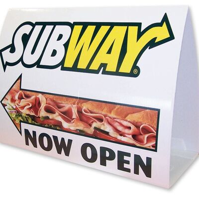 PP Fold-A-Signs Easy-to-Use Foldable PP Display Signs for Space-Saving Indoor & Outdoor Advertising, Flexible Retail Promotions, Events & Portable Wayfinding Solutions