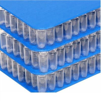 PP corrugated layer pads for bottle packaging, providing clean, hygienic and durable separation. Custom sizes, colors and thicknesses available to protect bottles and reduce transportation costs.