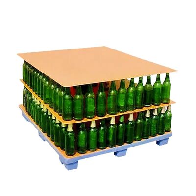PP Layer Pad is designed for glass bottle separation and stacking, offering excellent load-bearing strength, reusable performance, and customizable sizes and thicknesses.