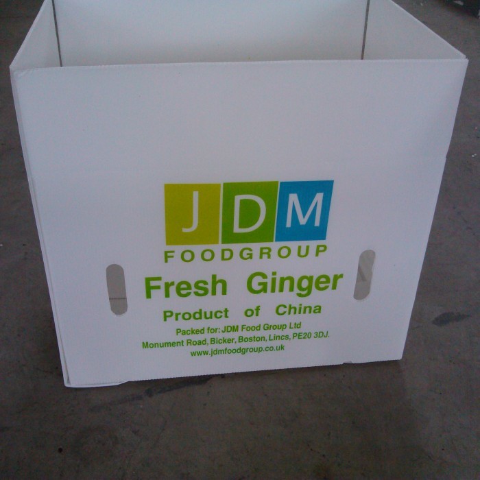 3mm Folding Corrugated Plastic Boxes Hollow Corrugated Polypropylene Boxes